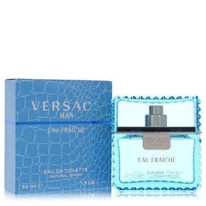 Versace Man by Versace Eau Fraiche Eau De Toilette Spray (Blue) 1.7 oz
